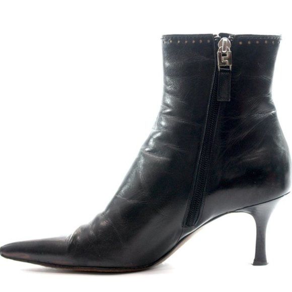 COPY - LAMBERTSON TRUEX LEATHER BOOTIES SIZE 8.5 - Picture 1 of 4